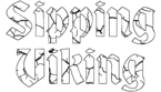 Sipping Viking